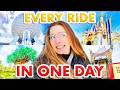 I Rode Everything in Disney World In ONE DAY -- 45 Rides in 18 Hours