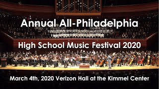 All-Philadelphia High School Music Festival Concert Video 2020