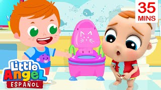 Bebé Juan Aprende a ir al Baño 🚽| Canciones Infantiles | Little Angel Español