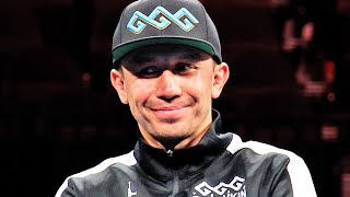 GENNADY GOLOVKIN SMILES WHEN ASKED IF HE WILL RETIRE AFTER LOSS TO CANELO ALVAREZ....