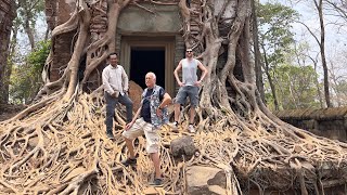 ទិដ្ឋភាពប្រាសាទប្រាំកោះកេរនៅរដូវប្រាំង