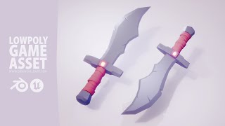 Easy 3D Lowpoly Game Art | Blender \u0026 Unreal