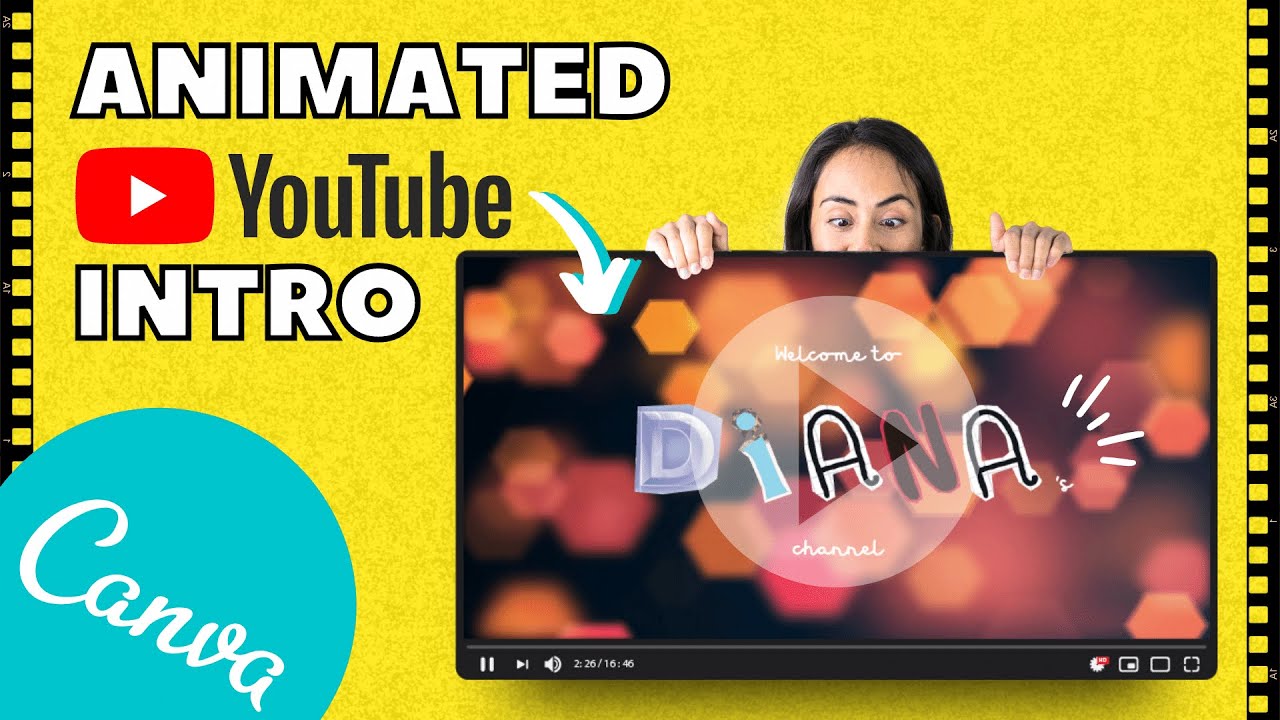 How To Make A YOUTUBE ANIMATED INTRO With Canva (Easy!) - YouTube