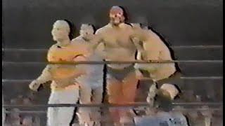 国際プロレス　'79.01.08　グレート草津、アニマル浜口VSアレックス・スミルノフ、ジ・アトミック（IWA世界タッグ戦）