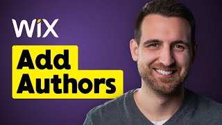 How to Add Authors on Wix