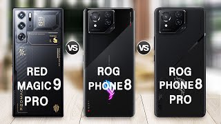 ROG Phone 8 Vs ROG Phone 8 Pro Vs Red Magic 9 Pro Full Review