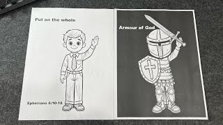 Sunday School - Armor of God - Printable - Object lesson