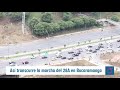 así transcurre la marcha del 28a en bucaramanga autopista a floridablanca