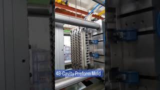 48-Cavity Preform Mold Testing #petbottle #petpreform