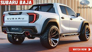 2025 Subaru Baja Small Pickup Official Reveal - FIRST LOOK!