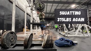 Jan. 17th Vlog - 375lbs squat and letting my 8 y.o. drive