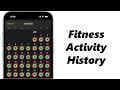 How To See Fitness Activity History On iPhone