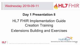 Profile Building - Exercise Two - FHIR Implementation Guide Creation Training