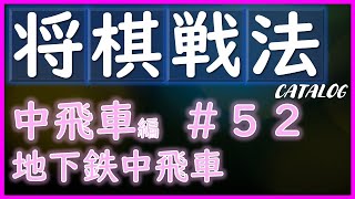 【将棋戦法カタログ】中飛車編＃52：地下鉄中飛車