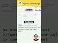 String Transformation in Python: Using split() and upper() Method | Python Challenge Day 24