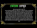 অহংকারী এমপির ভয়ংকারী মেয়ে যখন টপ বিজনেসম্যান ছেলের রোমান্টিক বউ। সকল পর্ব ভোরের রোদ্দুর ii