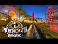 [4K] FULL Incredicoaster 2019 Ride at Disney California Adventure Park!! - FRONT ROW NIGHTTIME VIEW!