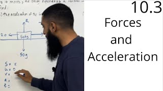 Edexcel AS Level Maths: 10.3 Forces and Acceleration