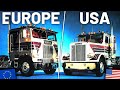 What's Behind the MASSIVE Difference Between American and European Trucks?