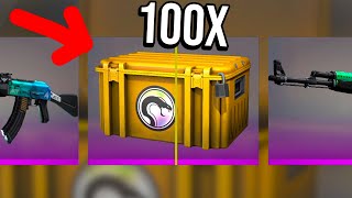 opening 100 of the LUCKIEST CASES!