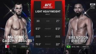 Magomed Gadzhiyasulov vs Brendson Ribeiro | Highlights before the match