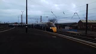 GWR IET to Edinburgh (800 003 \u0026 800 004) 25/1/18