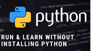 Run python program without installing python software
