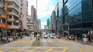 Hong Kong Bus Ride: Lai Chi Kok to Mongkok, Kowloon 🚌荔枝角-長沙灣道-深水埗-彌敦道-太子-旺角 ~九龍街景與沿路地鐵站 July 2023