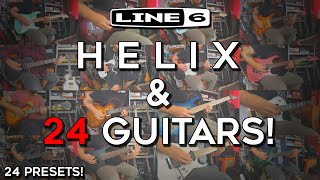 Line 6 Helix & 24 guitars! (24 Helix/HX Stomp compatible presets!)