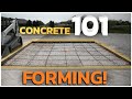 How to Form a Concrete Slab in Under 10 Minutes!