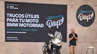 BMW MOTORRAD DAYS - SABIÑÁNIGO 2022 (Trucos útiles para tu BMW Motorrad) Auditorio Principal