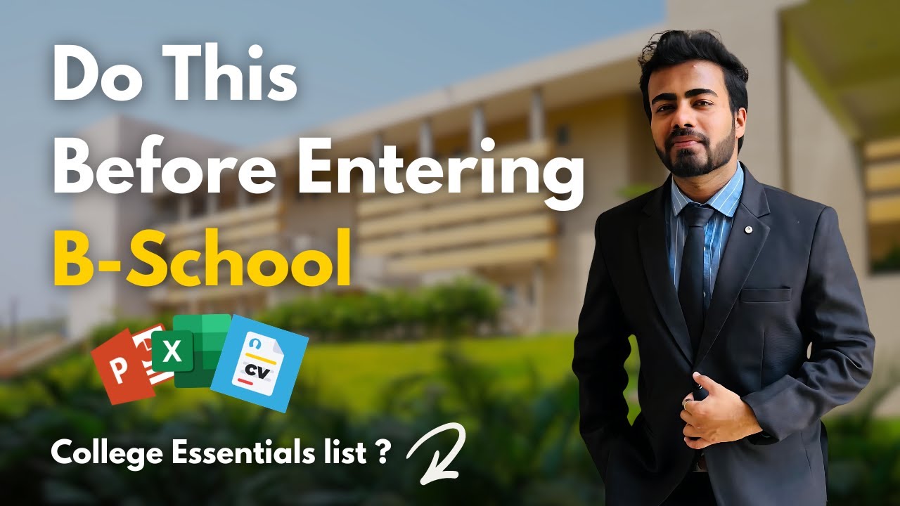 Things You Should Do Before Entering IIM / B-School | What To Do After ...