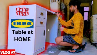 Making My Custom Ikea Table at Home 😎 Amazing Low Price 💲🤑