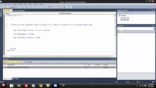 Visual Basic Tutorial - Variables