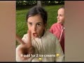 Sassy english girl hilariously has an issue with the ice cream van man- 9 pounds for 2 ice creams??