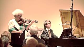 JS Bach, Sonata in A Major for Violin and Harpsichord BWV 1015: Huggett, Brookshire