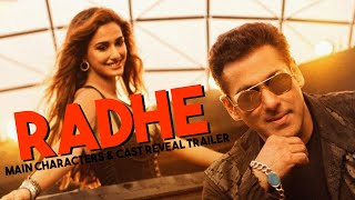 Radhe Main Characters & Cast Reveal Trailer | Salman Khan, Disha Patani, Randeep Hooda