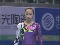 黃秋爽 huang qiushuang fx final the 2012 zibo fig artistic gymnastics world cup in china