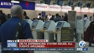Issues with Delta systems causing flight delays