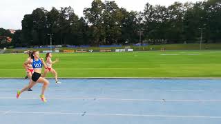 Lena bieg na 100m, czas 13.18 PB - 2 miejsce (2 tor), I Mityng Złota Jesień Złotoryja, 23.09.2020