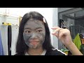 trying nature republic bamboo charcoal mud pack