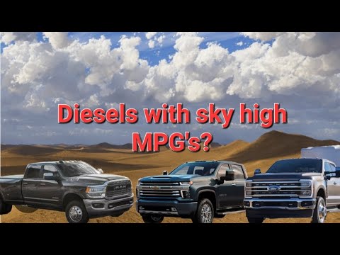 2024 Unbelievable Diesel MPG's...Ford Chevy Ram...so Much Better Than ...