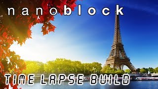 Nanoblock - The Eiffel Tower | Time Lapse Build
