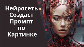 Нейросеть создаёт промпт по изображению