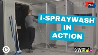 How Fast Can You Clean a 20m² Shower Block With i-spraywash?