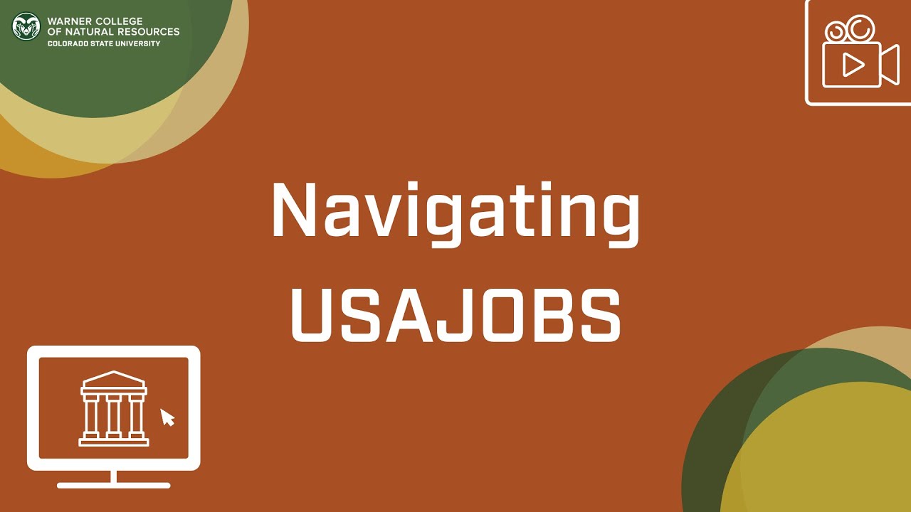 Navigating Usajobs Youtube