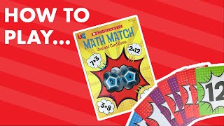 HOW TO PLAY Scholastic Math Match Card Game | Great for Learning From Home! UG Studios