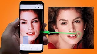 How to remove acne and moles on the phone