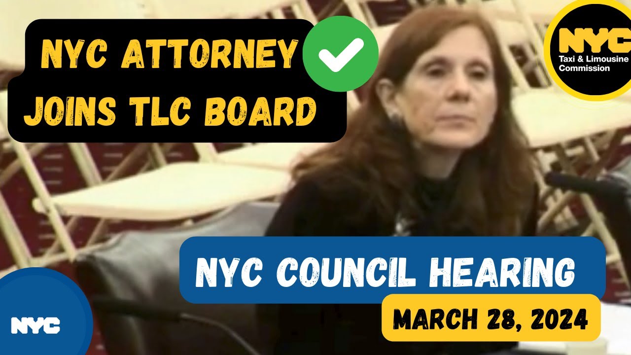 NYC Attorney Andrea Bierstein Joins TLC Board Of Commissioners - YouTube