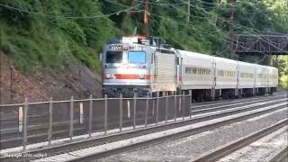 Exclusive: SEPTA AEM-7 #2304 on Paoli/Thorndale Line to Thorndale Express Train #9551 7/5/16